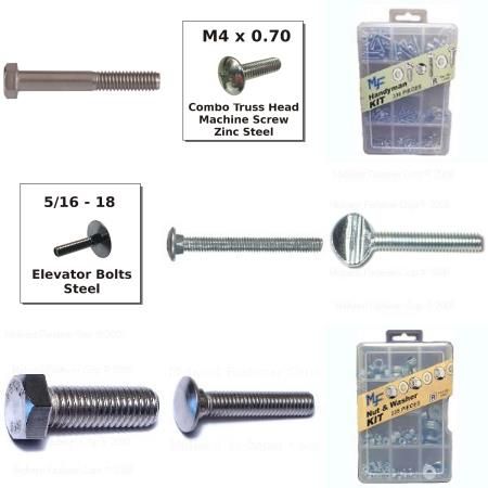 Picture for category Screws & Bolts - Machine Thread